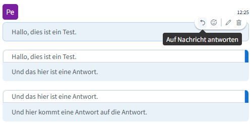 Aussehen einer Antwort (und dessen Antwort)